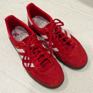 Adidas spezial in red Worn twice! Basically brand new!